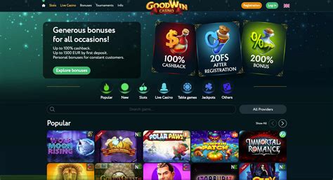 Обзор GoodWin Casino  Честный обзор от Casino Guru